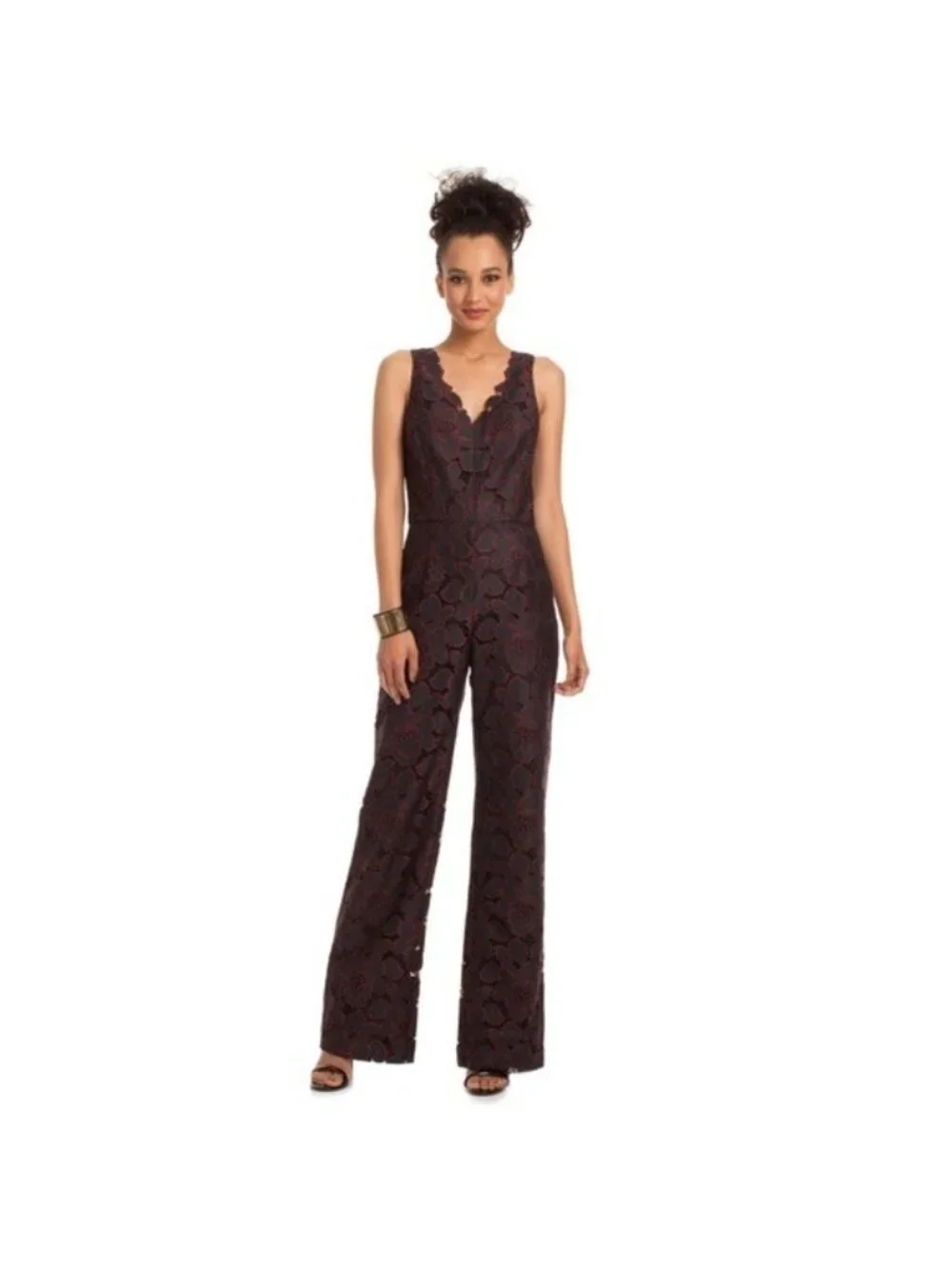Trina Turk Dabee Floral Lace Jumpsuit - Picture 11 of 11